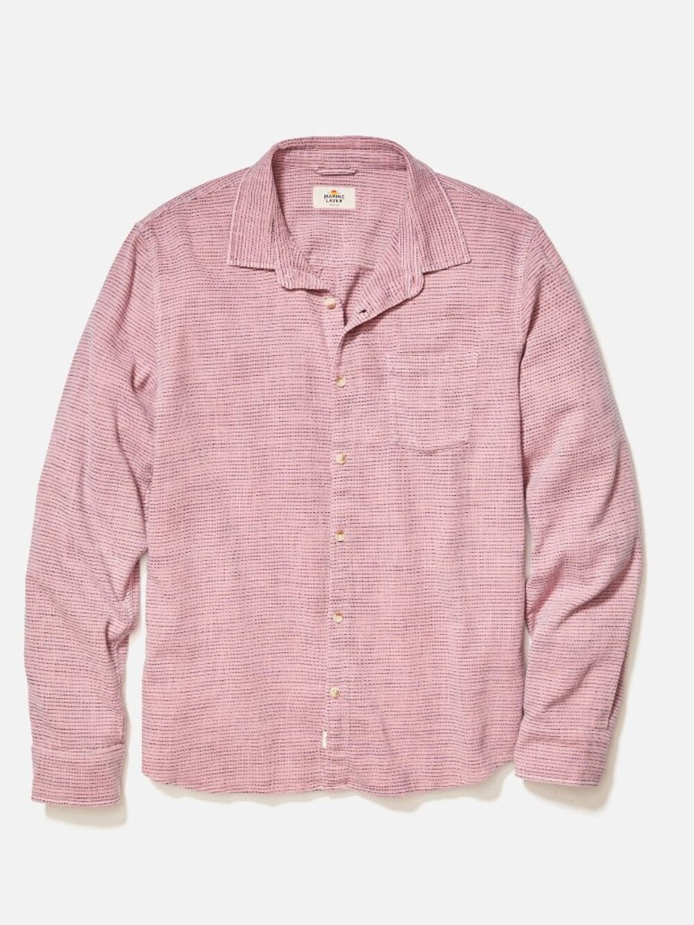 Marine Layer - Stretch Selvage Long Sleeve Shirt
